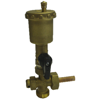 Kit de sortie capteur, avec doigt de gant pour sonde et système de purge automatique avec vanne d arrêt Kit de sortie capteur, avec doigt de gant pour sonde et système de purge automatique avec vanne d arrêt