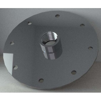 Blank flange with connection sleeve G 1½ Blank flange with connection sleeve G 1½