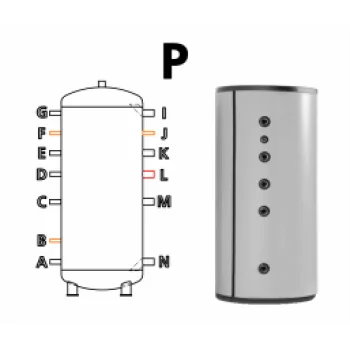 Ballon tampon TWL P1079, 1000 Litres Ballon tampon TWL P1079, 1000 Litres
