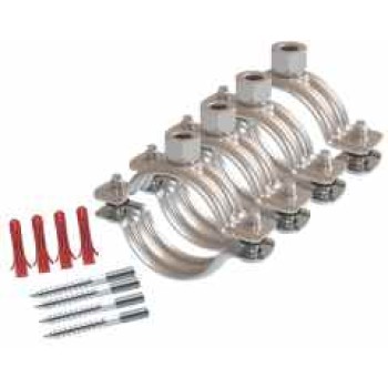 Kit de montage Ø54mm pour tube inox isolé mono tube DN20 avec silation de 13mm Kit de montage Ø54mm pour tube inox isolé mono tube DN20 avec silation de 13mm