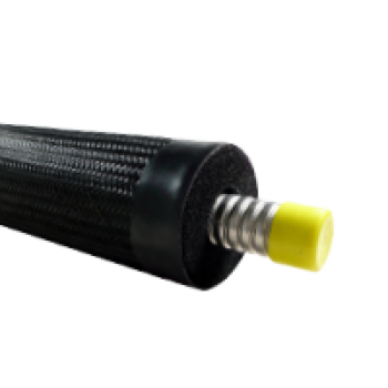 AERORAPID® PRO GS - DN 25 longueur 10 m, isolant 19 mm, tube inox solaire flexible pré-isolé pour liaison panneau solaire, protection par maillage de protection solide 