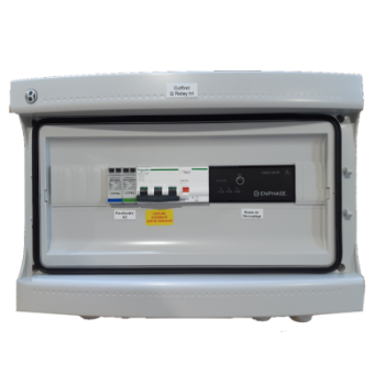 Coffret de protection AC de 3 à 9 kW triphasé Enphase IQ7 pour 1 Ligne Tri / 1 Sortie Tri avec Q Relay Tri intégré (fonction coupleur de phases sur le Q Relay Tri)