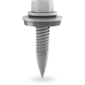 Vis à tôle autoperceuse K2 à tête hexagonale avec rondelle d’étanchéité 4,8x20 Vis à tôle autoperceuse K2 à tête hexagonale avec rondelle d’étanchéité 4,8x20