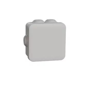 Boite de dérivation + embout 80x80x42 Boite de dérivation + embout 80x80x42