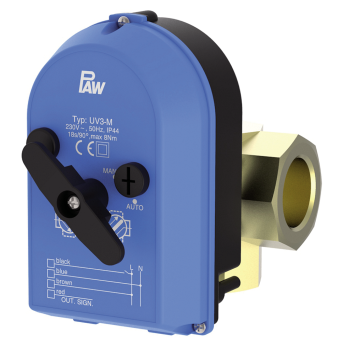 Vanne de commutation UV3 avec servomoteur DN 32 Vanne de commutation UV3 avec servomoteur DN 32