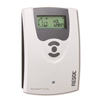 Régulateur solaire DeltaSol® CS Plus – offre complète, Spécialiste en pompes à haut rendement ! 4 sondes Pt1000 (2 x FKP6, 2 x FrP6) incluses
