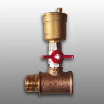 Purgeur solaire avec Té 1 Purgeur solaire avec Té 1