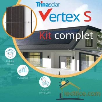 Kit photovoltaïque 2.55 kW TRINA SOLAR Vertex S avec 6 panneaux Trina Solar 425 Wc Mono Vertex-S 