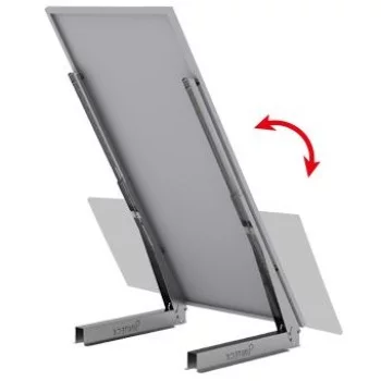 Support de fixation sol et mur ajustable de 10° à 60° UNIFIX 600 B pour panneaux jusqu'à 2500 x 1400 max (équivalent 600W) Support de fixation sol et mur ajustable de 10° à 60° UNIFIX 600 B pour panneaux jusqu'à 2500 x 1400 max (équivalent 600W)