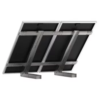 Support de fixation 2 panneaux sol et mur, gamme Evolutif Ground Fixing,  ajustable de 10° à 60°  UNIFIX 800 EGF  pour panneaux de largeur de 808 à 1200 mm et de longueur de 1200 à 2300 mm