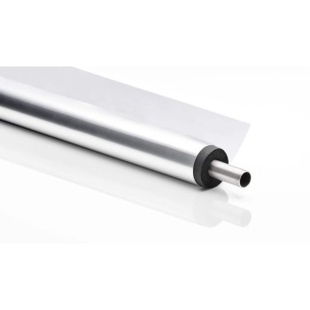 INSUL-TUBE® Cover Silver 13mm, manchon d'isolation thermique souple en mousse à cellules fermées à base de caoutchouc fendu avec revêtement PVC finition alu, pour tuyaux de chauffage et d'eau chaude sanitaire INSUL-TUBE® Cover Silver 13mm, manchon d'isolation thermique souple en mousse à cellules fermées à base de caoutchouc fendu avec revêtement PVC finition alu, pour tuyaux de chauffage et d'eau chaude sanitaire